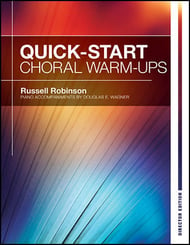 Quick-Start Choral Warm-Ups SATB Director's Score cover Thumbnail